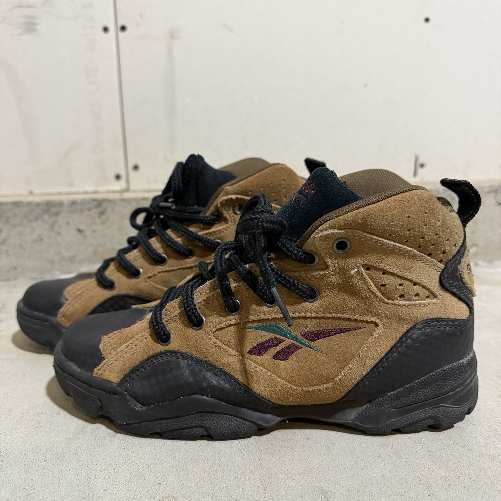 Vintage 90s Reebok Hexalite Hiking Boots Suede Women's Size 7 RA 407 PRI